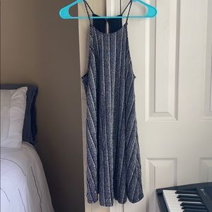 Sparkly Silver and Black Mini Dress